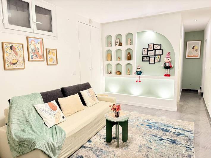 Apartamento de vacaciones para 5 personas, con jardín y vistas - 1