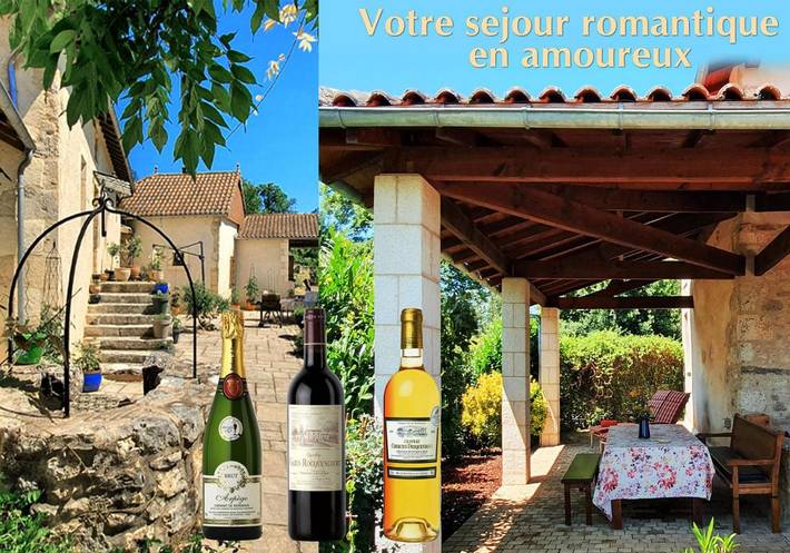 Location de vacances pour 4 personnes, avec jardin ainsi que piscine et vue à Saint-Jean-de-Côle - 4