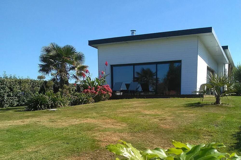 Holzhaus mit Meerblick auf 180 ° in Landéda, Brest und Umgebung