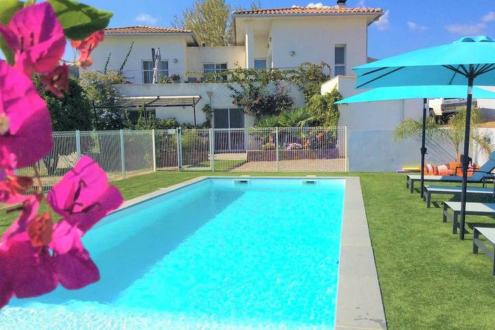 Appartement de vacances pour 5 personnes, avec jardin