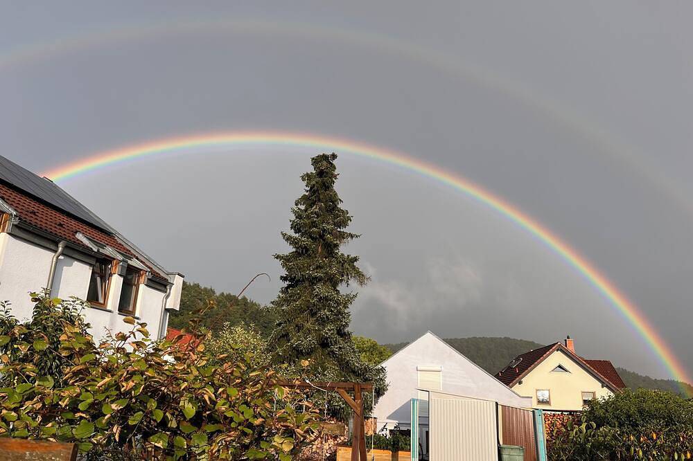 Ganze Wohnung, Fewo für Max 3 Personen am Rande von Sonneberg in wunderschöner Südhanglage in Sonneberg, Frankenwald