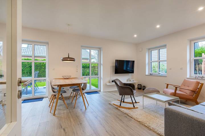 Ferienwohnung für 4 Personen, mit Terrasse und Garten sowie Sauna in Greetsiel