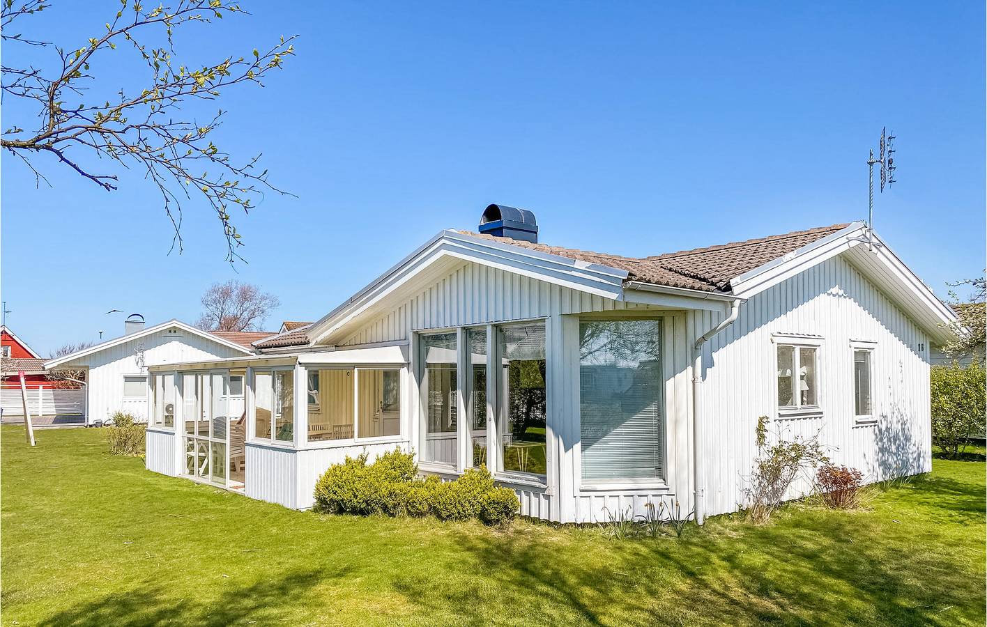 Ferienhaus für 6 Personen mit Terrasse in Falkenbergs und Umgebung