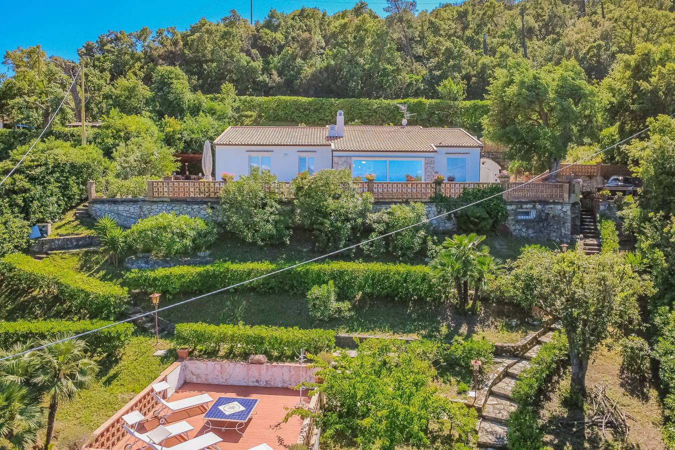 Villa für 10 Personen mit Garten in Acquabona, Elba