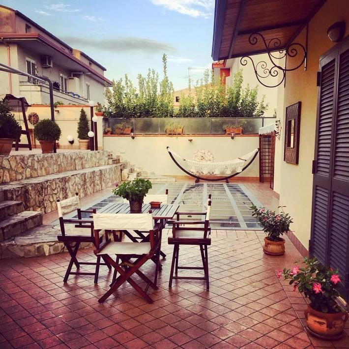Chambre d’hôte pour 2 personnes, avec Terrasse et Jardin dans Casapulla