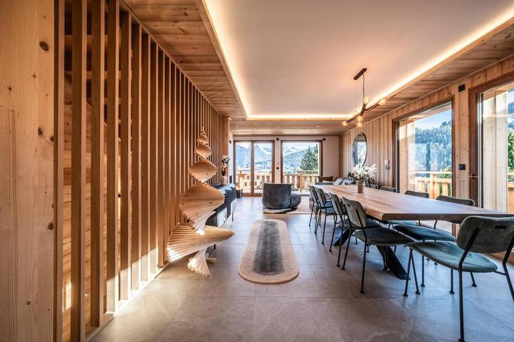 Gîte pour 8 personnes, avec sauna ainsi que jardin et vue à La Côte-d'Arbroz - 2