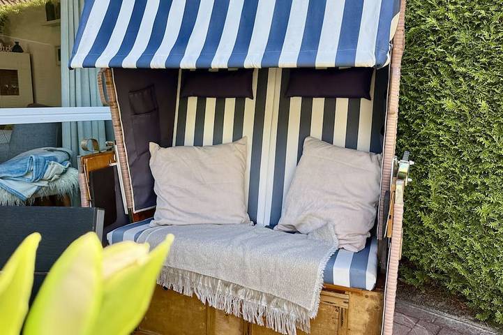 Ferienhaus für 4 Personen, mit Terrasse und Garten