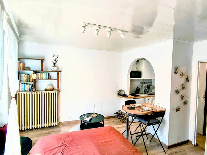 Entire apartment, Studio 'Centre Historique, 500m de la gare, quartier Steinbach' with Balcony in Mulhouse, Mulhouse region