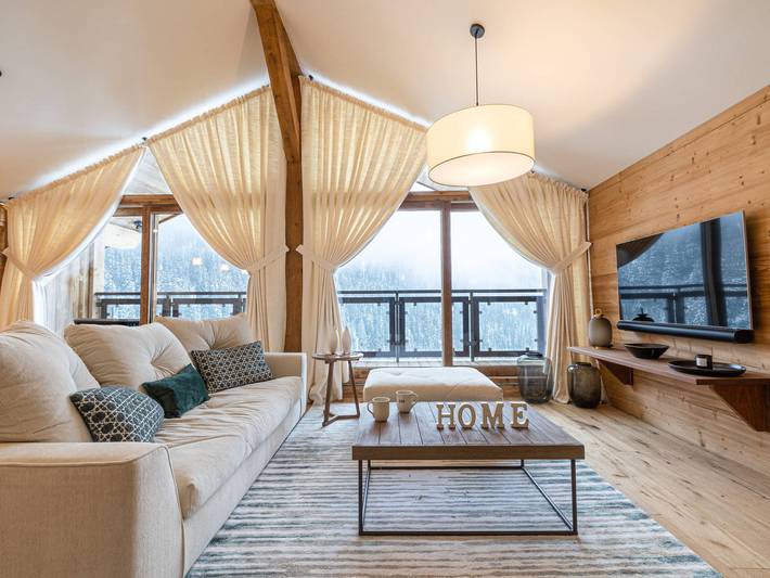 Gîte pour 6 personnes, avec Terrasse et Vue dans Courchevel 1650 (Moriond)