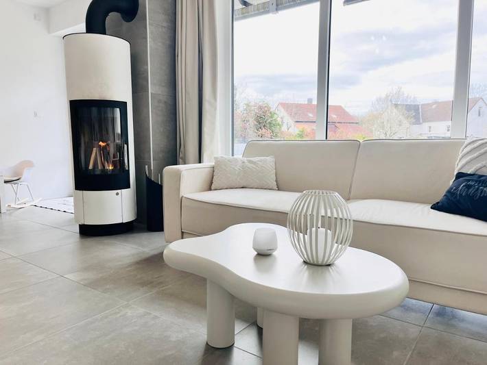 Ferienwohnung für 5 Personen, mit Balkon und Terrasse sowie Garten und Ausblick in Unna