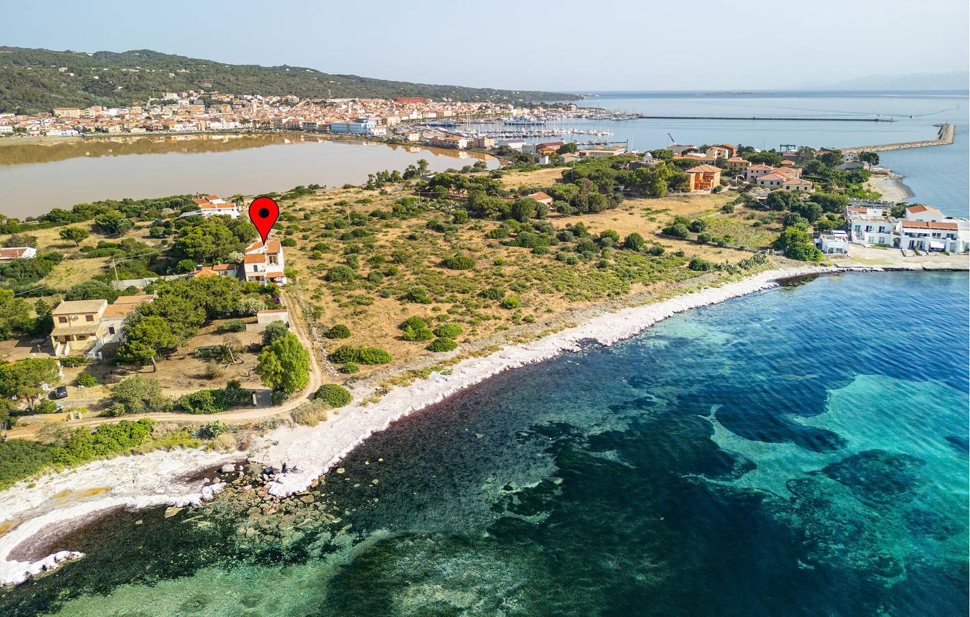 Sonnenuntergangsterrasse Strandwohnung in Carloforte, Carbonia-Iglesias Provinz