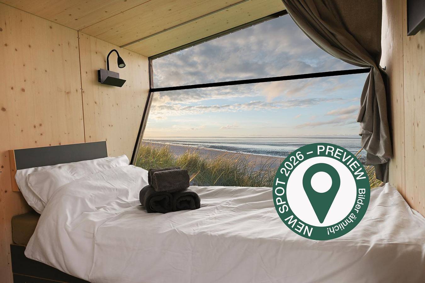 Nachhaltiges Sleep Space Off-Grid von Green Tiny Houses mit Nordseeblick in Badestrand Schillig, Wangerland