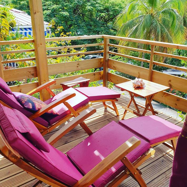 Gîte pour 4 personnes, avec jacuzzi ainsi que jardin et terrasse à Bouillante - 4