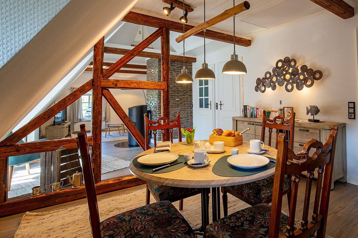 Ganze Wohnung, Ferienwohnung Rapunzel" mit Gemeinschaftsgarten und Wlan in Pellworm, Nordseeküste