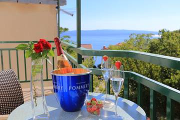 Ferienhaus für 4 Personen, mit Balkon/Terrasse, mit Haustier in Brela