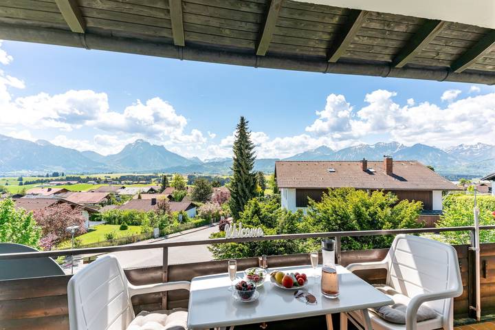 Ferienwohnung für 7 Personen, mit Balkon und Garten sowie Seeblick am Hopfensee - 3