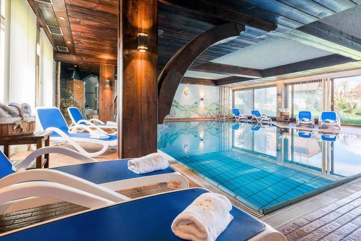 Hôtel pour 2 personnes, avec sauna et jardin ainsi que piscine et jacuzzi
