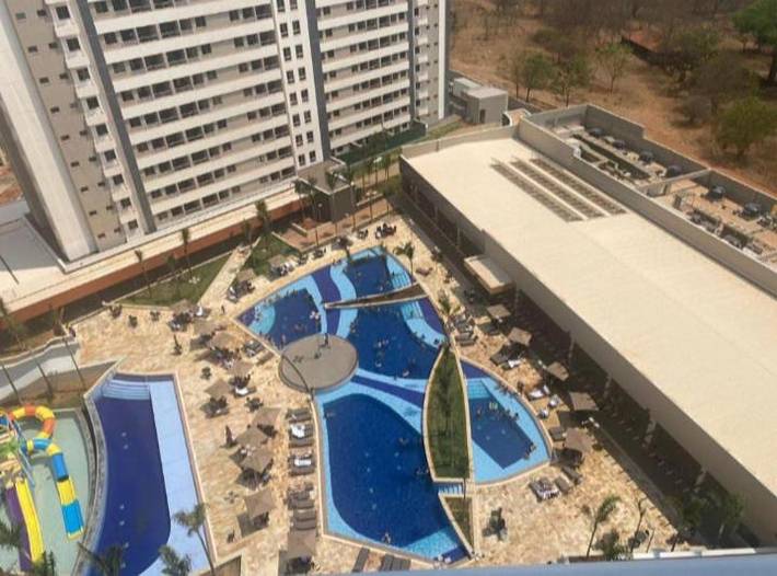 Location de vacances pour 5 personnes, avec balcon ainsi que vue et piscine, adapté aux familles dans le Sud-Est (Brésil)