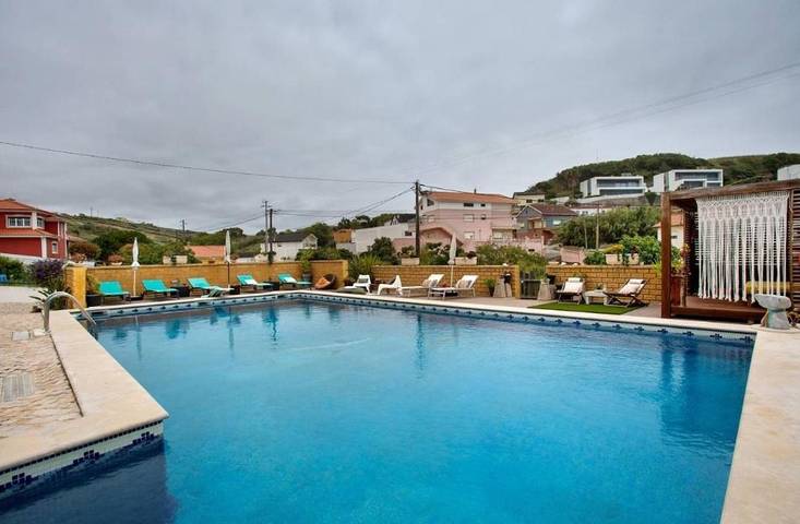 Gîte pour 7 personnes, avec vue ainsi que piscine et jardin à Ribamar - 4