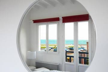 Gîte pour 4 personnes, avec terrasse et vue dans Pourville-sur-Mer