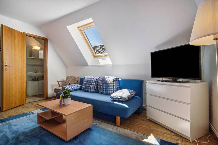 Hel enrumslägenhet, Studio '4' with Shared Garden and Wi-Fi in Groß Zicker, Mönchgut