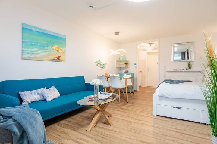 Ferienwohnung für 4 Personen, mit Garten am Steinwarder