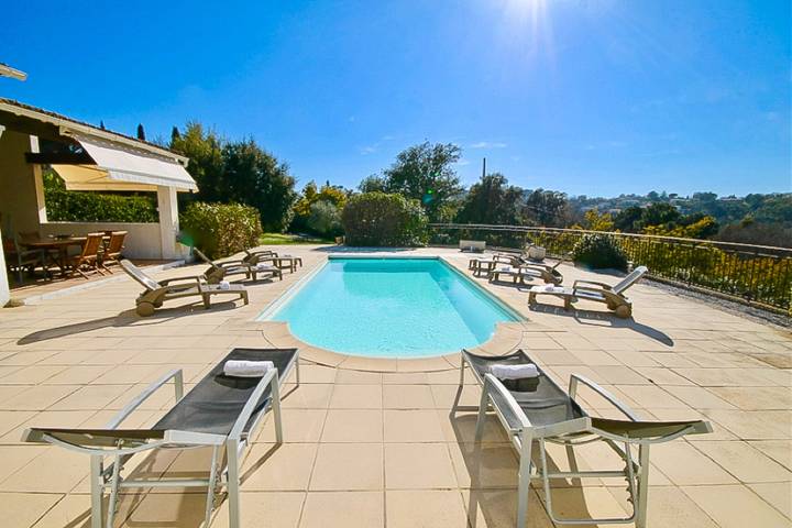 Villa für 8 Personen mit Terrasse in Tanneron, Mittelmeerküste (Frankreich)