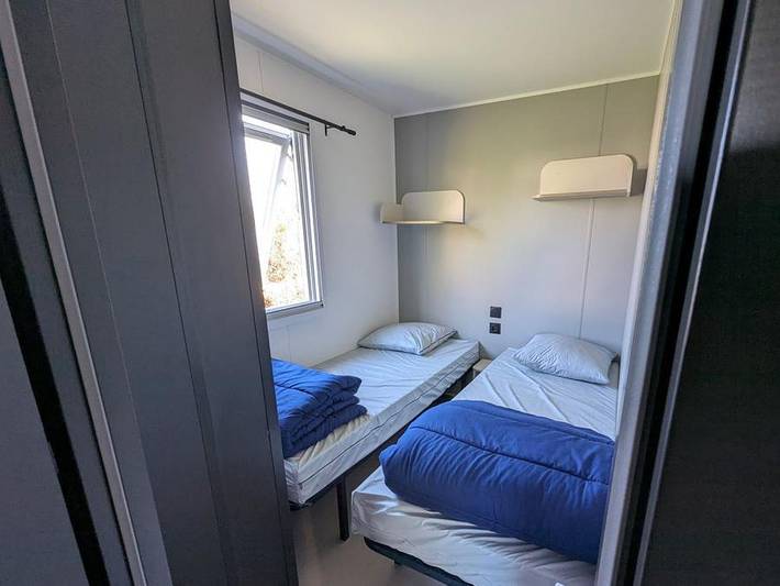 Camping de Lanven - Mobilheim 4 personen - 2 Schlafzimmer - 25m2 - Loggia Bay in Plomeur, Côte de Cornouaille