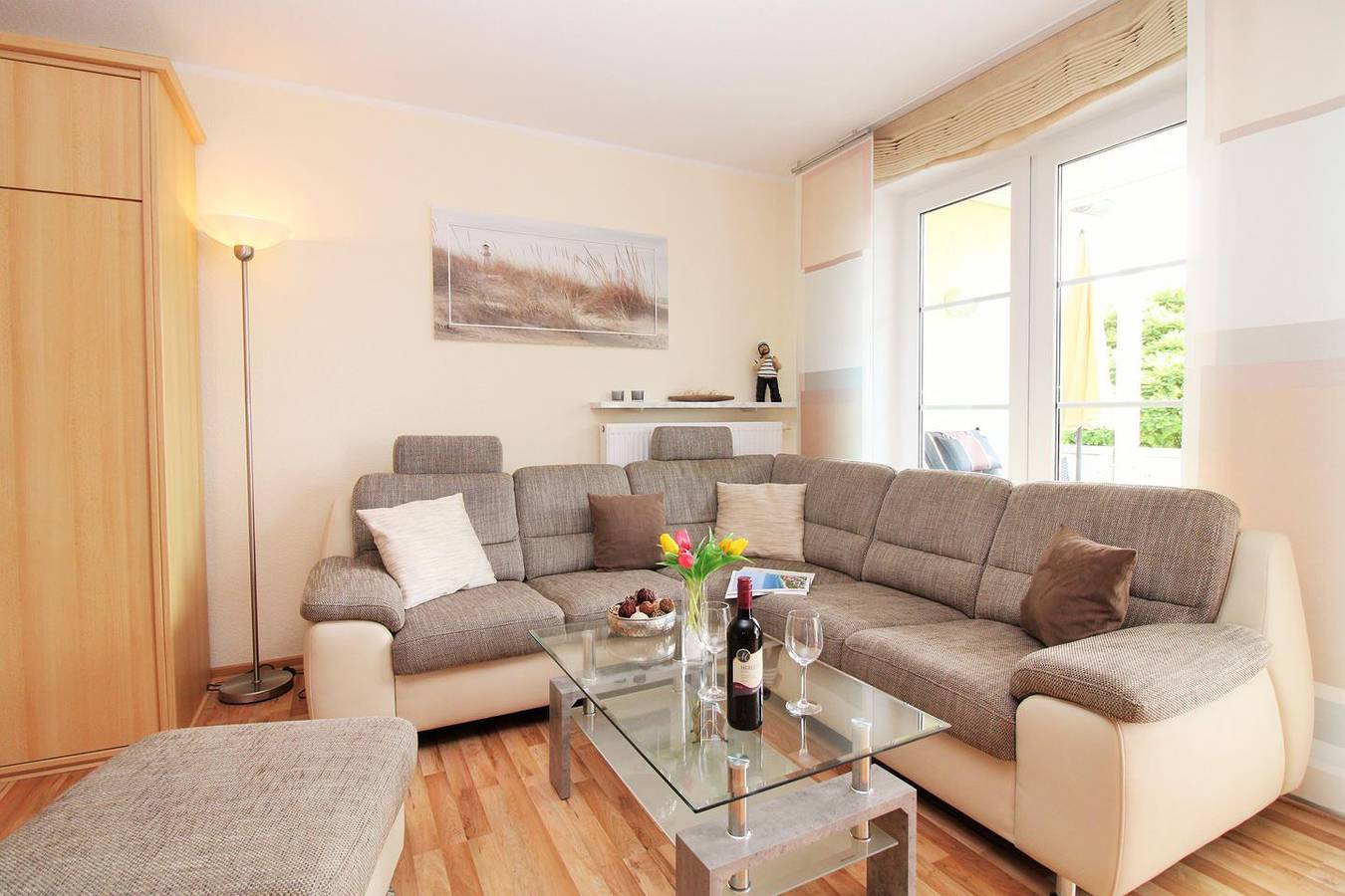 Ganze Wohnung, Haus Eichsfeldia We 8: strandnah (2 Min.), sonnige und freundliche 2-Zimmer-Fewo in Ostseebad Kühlungsborn, Kühlungsborn