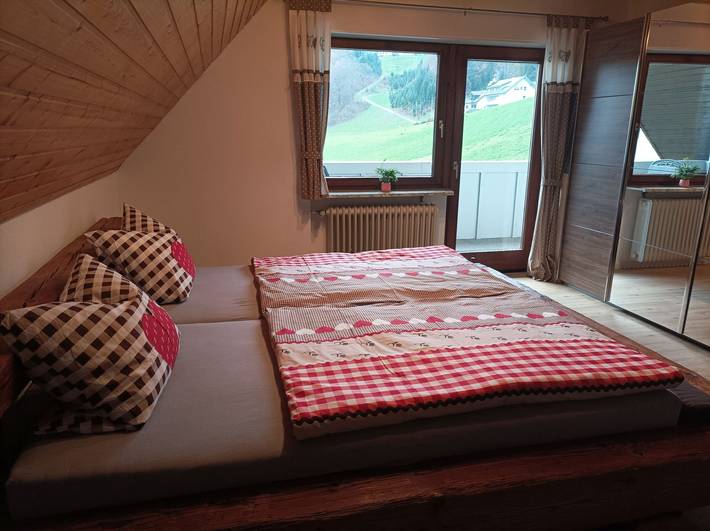 Gîte pour 3 personnes, avec balcon à Oberharmersbach
