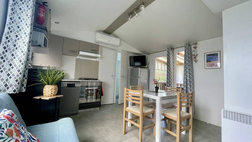 Camping pour 6 personnes, avec Balcon/Terrasse et Jardin à Les Mathes