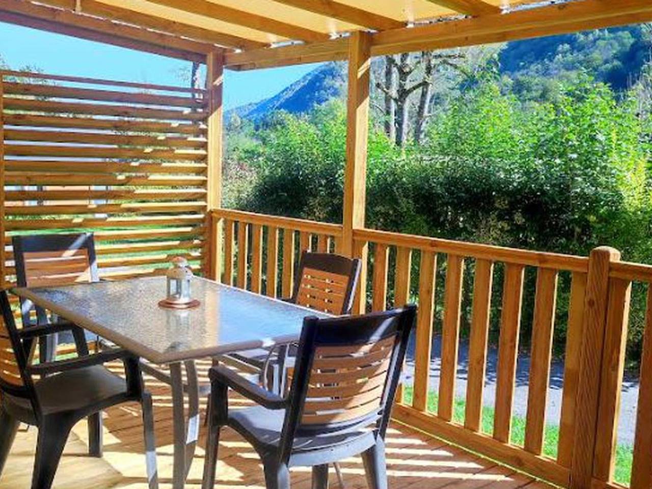 Mobilheim, Haustiere erlaubt - 4 Pers. in Estaing, Nationalpark Pyrenäen