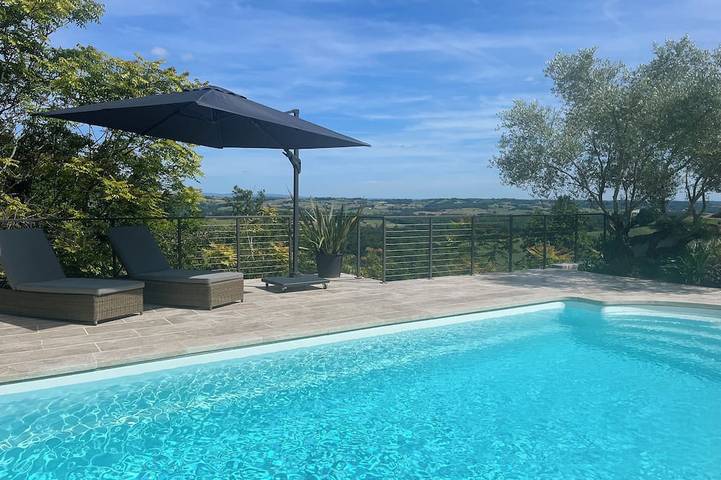 Gîte pour 3 personnes, avec jardin à Castelnau-Montratier