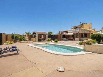 Sehr grosse, schöne, gemütliche Finca Cas Pec in Selva, Mallorca Inselmitte für 6 