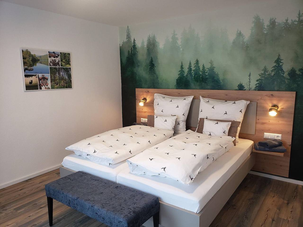 Alter Hirsch - Doppelzimmer in Pfalzgrafenweiler, Nordschwarzwald