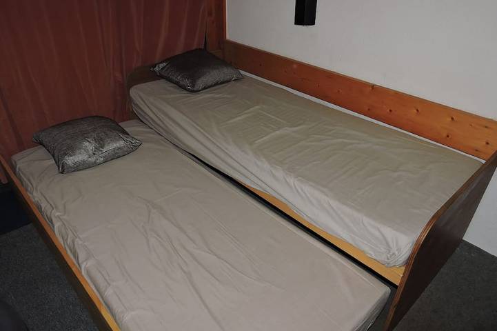 Appartement entier, Studio Arc 2000, 4/5 personnes, residence Bel Aval, style Charlotte Perriand. in Les Arcs, Bourg-Saint-Maurice