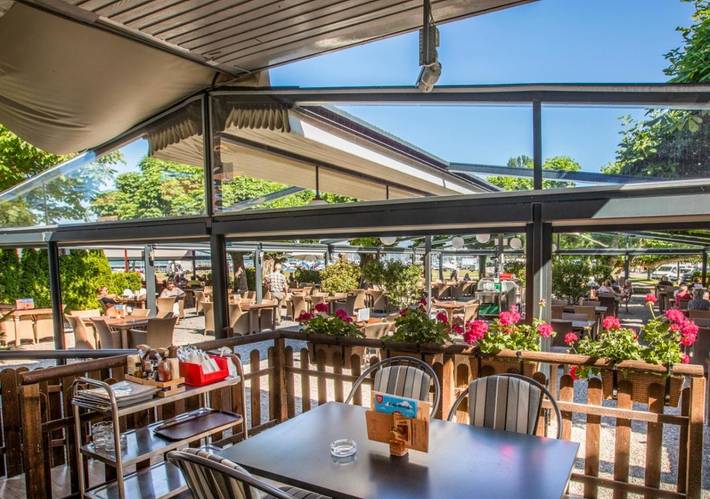 Hôtel pour 10 personnes, avec jardin ainsi que vue sur le lac et terrasse à Arbon - 4