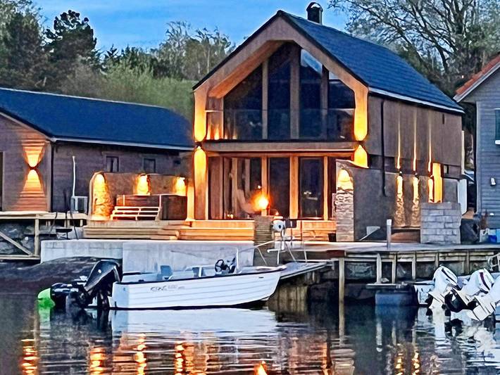 Ferienhaus für 7 Personen, mit Terrasse in Stord