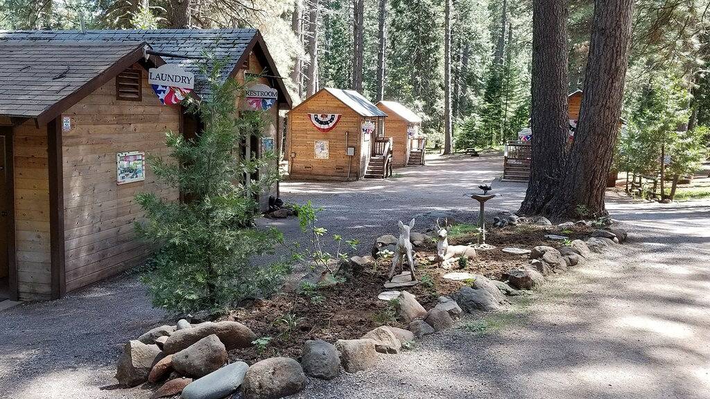 Bell Tent at Bigfoot Lodging Lassen in Shasta County