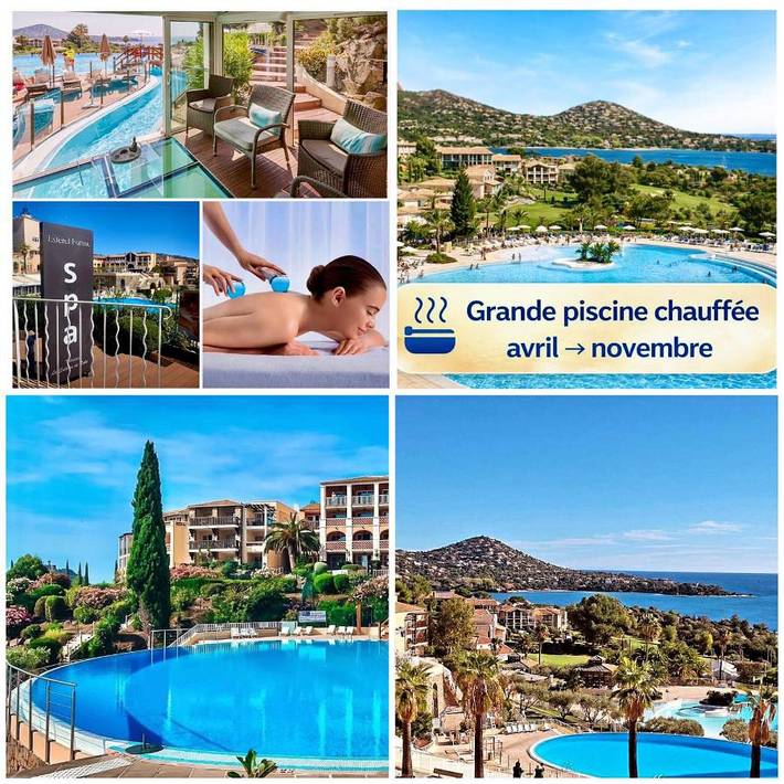 Gîte pour 4 personnes, avec jardin et piscine ainsi que bassin pour enfant et vue, animaux acceptés dans Golf De Cap Esterel - 3