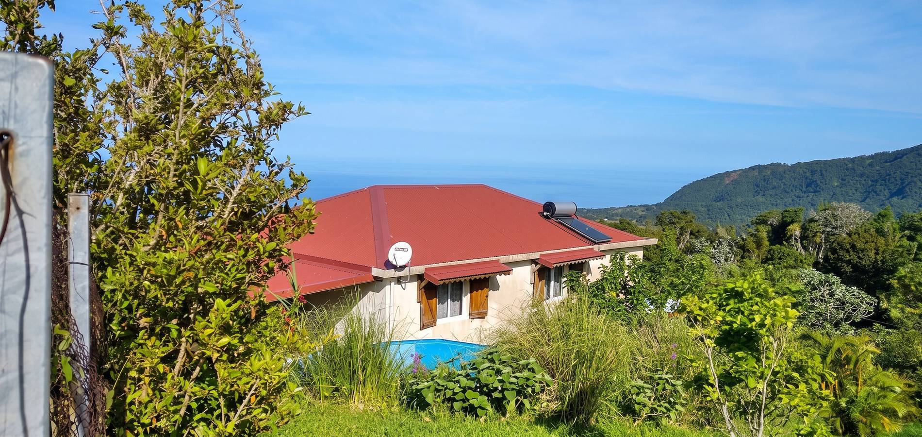 Maison conviviale avec vue à Saint-Claude, 36 m², terrasse in La Soufrière, Saint-Claude (Guadeloupe)