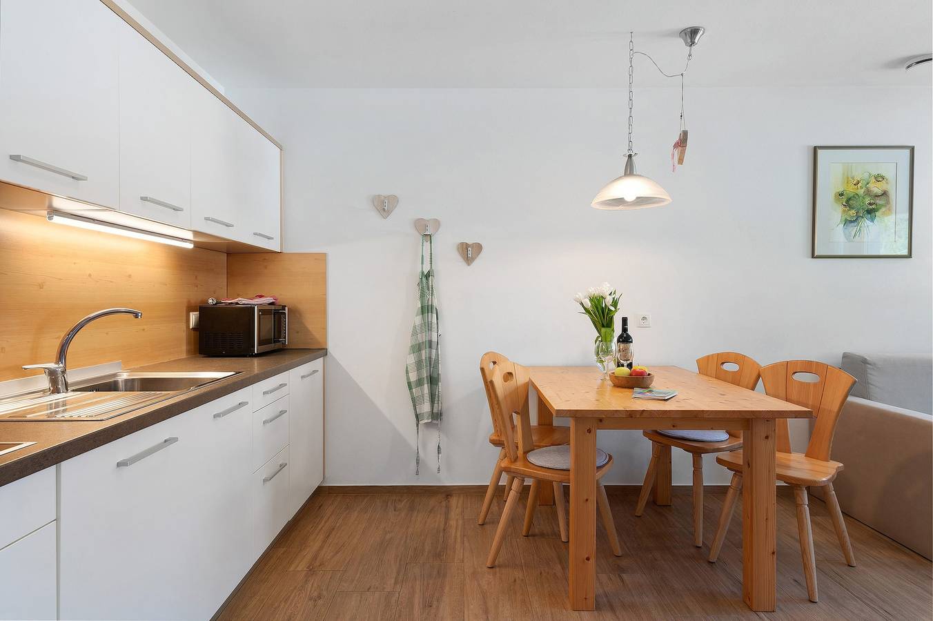 Ganze Wohnung, Ferienwohnung "Stiflerhof Apt Arnika" mit Bergblick, Balkon und Wlan in Issing, Pfalzen