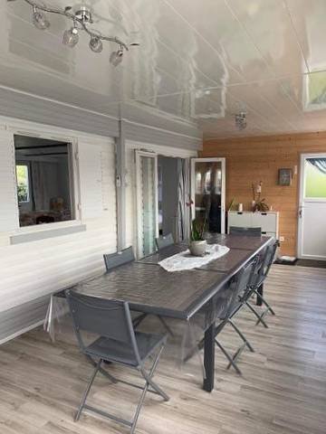 Mobil home pour 6 personnes, avec terrasse et piscine dans Plage de La Hume