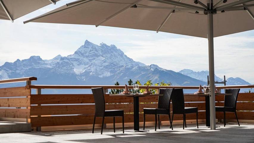 Hôtel pour 4 personnes, avec jardin ainsi que vue et sauna dans Villars-sur-Ollon