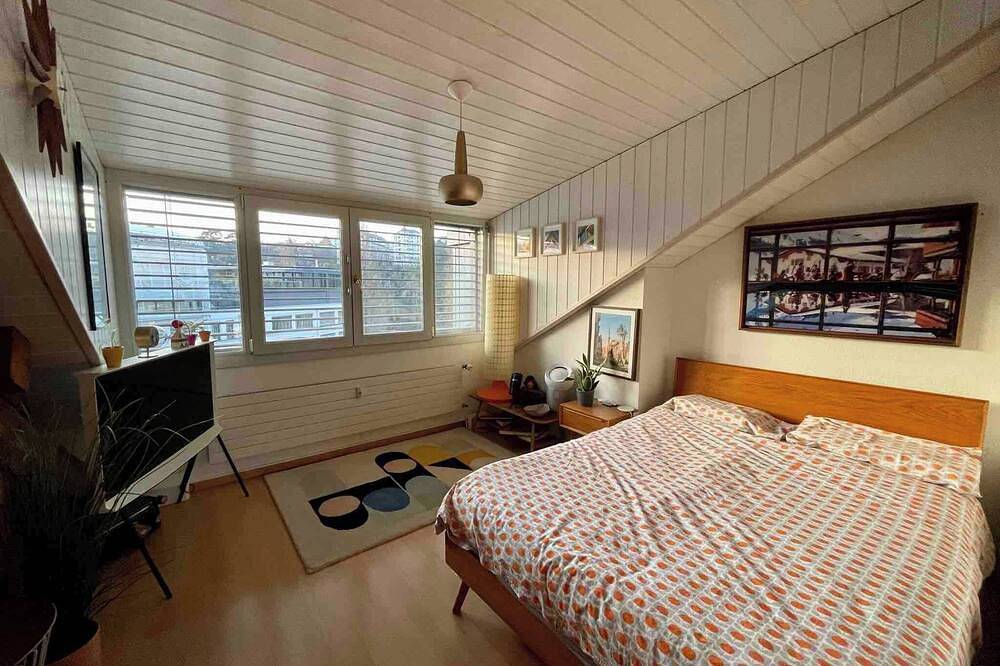 Ganze Wohnung, Stilvolles Loft mit herrlicher Aussicht in Genf, Genfer See