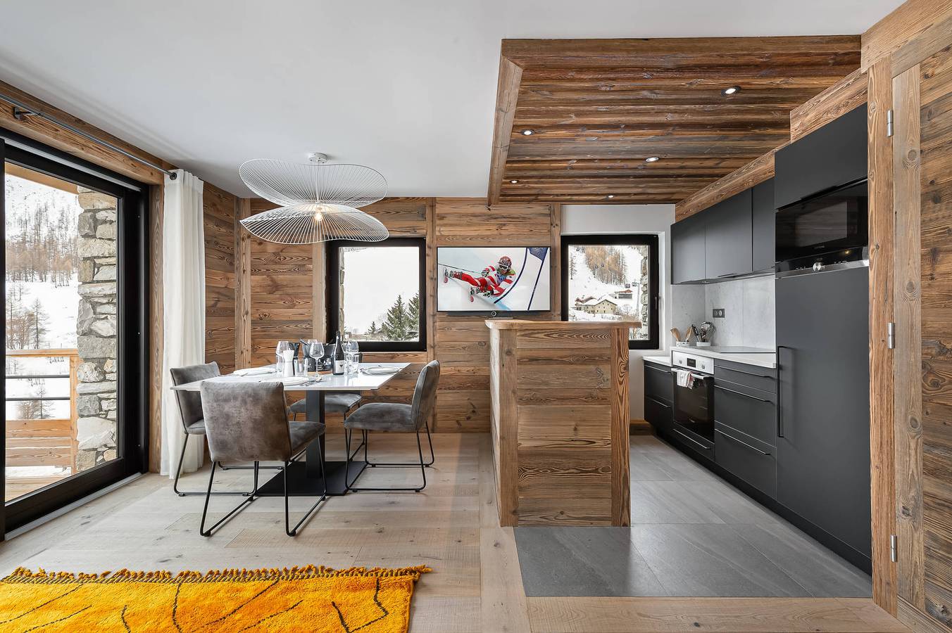 Apartamento vacacional entero, Funny design - Flocon in Val-d'Isère, Macizo del Ruitor