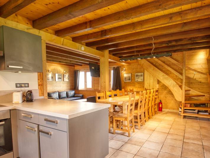 Chalet an der Piste mit Sauna und Terrasse, für 12 Pers. in Station de Morillon, Grand Massif