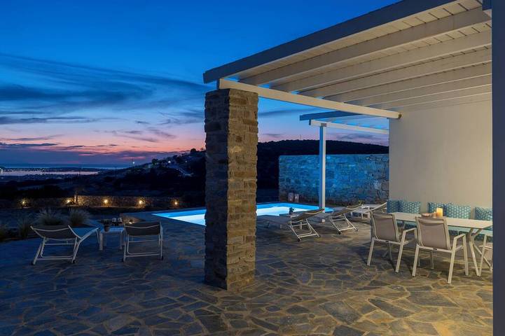 Villa pour 6 personnes, avec jardin, animaux acceptés dans Paros
