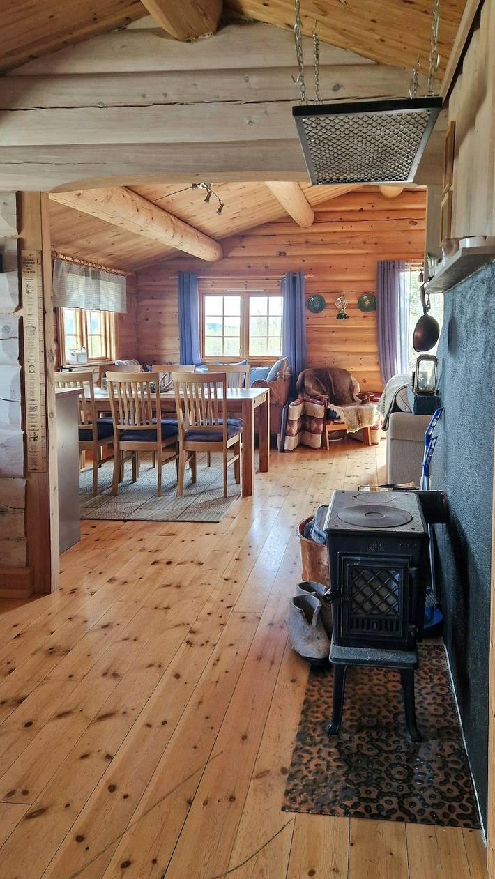 Holzhütte mit Aussicht in der Nähe von Røros in Røros