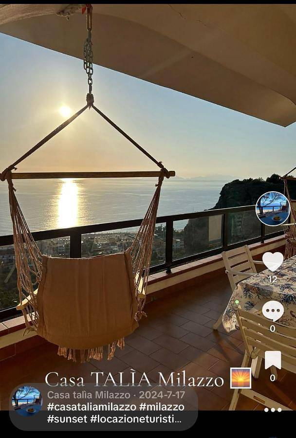 Casa vacanza per 6 persone, con panorama e giardino a Milazzo